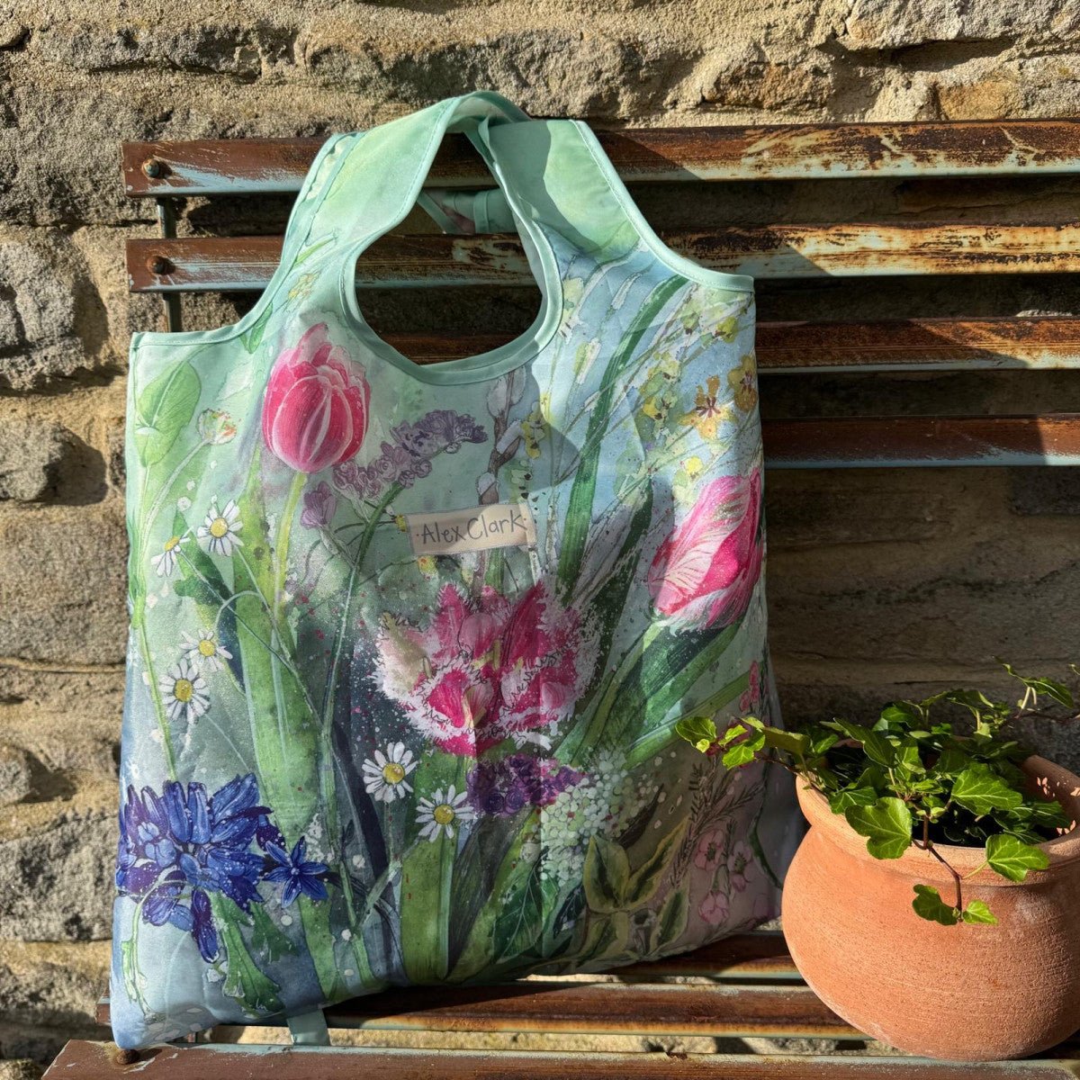 Spring Flowers Reusable Shopping Bag - RUTHERFORD & Co