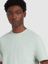 Stacy Regular Fit Pocket T-Shirt In Grove Green - RUTHERFORD & Co