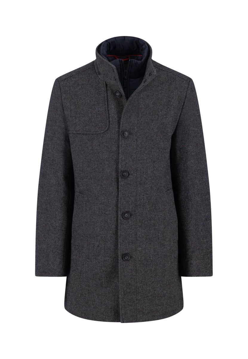 Standcollar Coat, structure*RWS - RUTHERFORD & Co