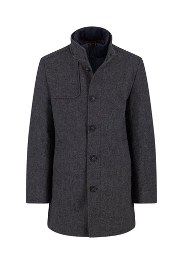 Standcollar Coat, structure*RWS - RUTHERFORD & Co