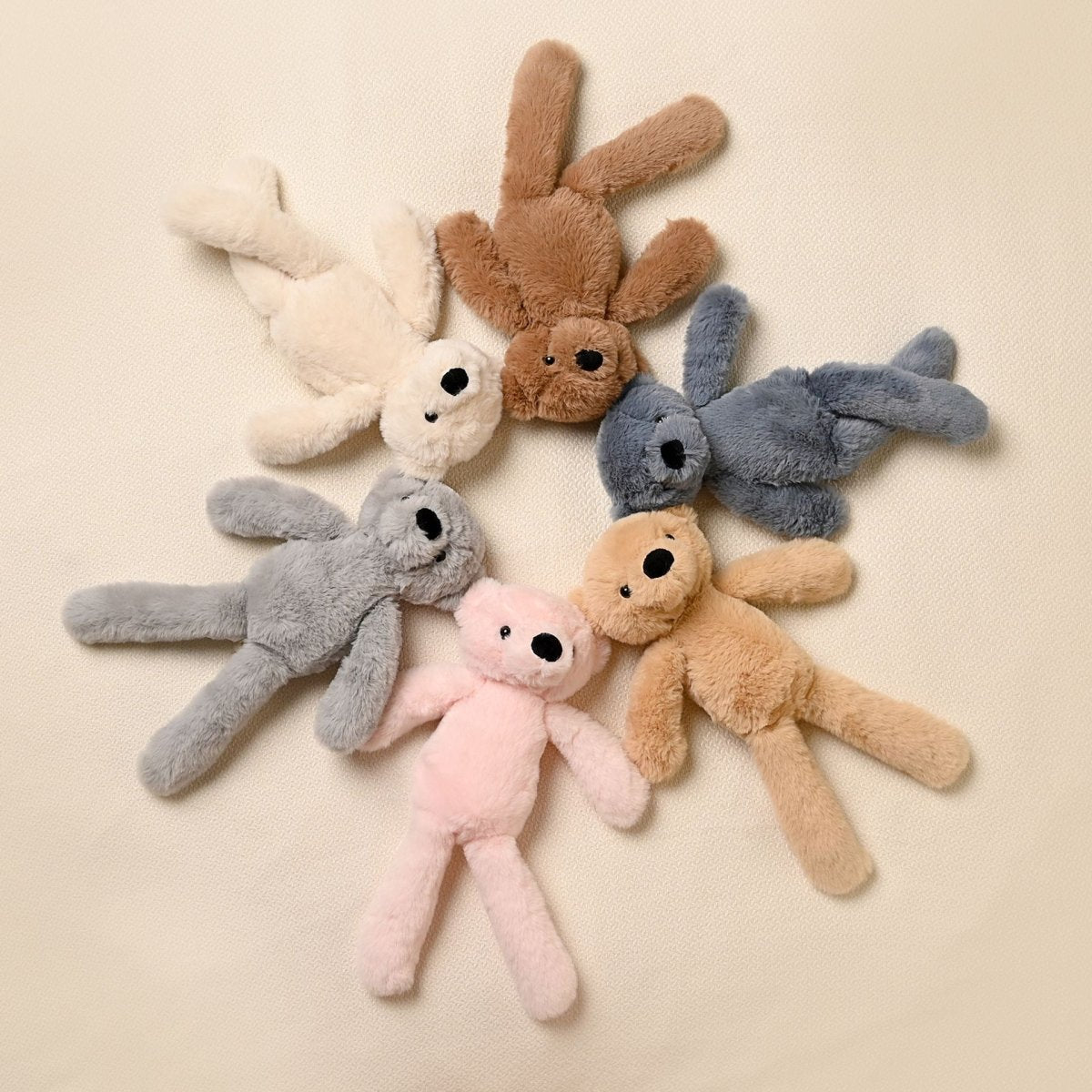 Ste The Plush Long Leg Grey Teddy Bear 30 cm - RUTHERFORD & Co