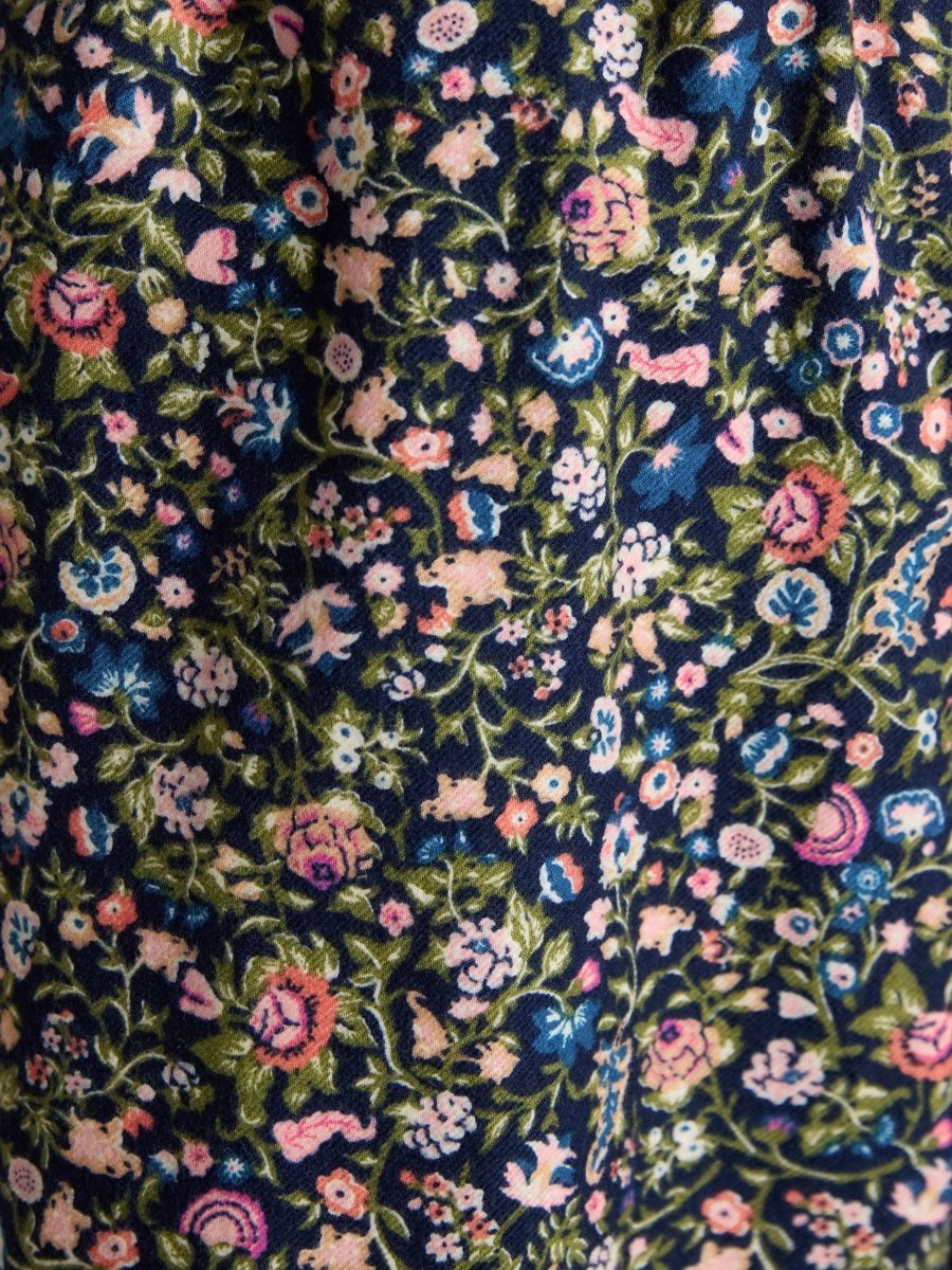 Stella Ditsy Floral Woven Brushed Cotton Pyjama Bottoms - RUTHERFORD & Co