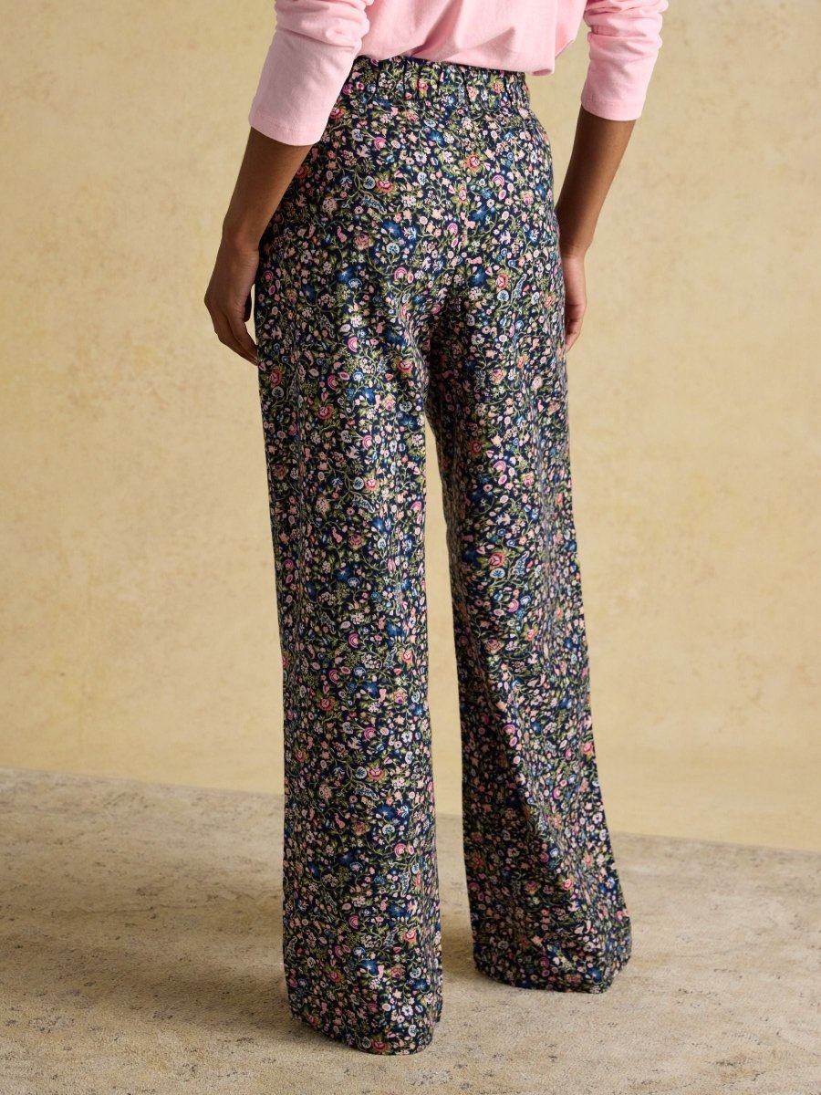 Stella Ditsy Floral Woven Brushed Cotton Pyjama Bottoms - RUTHERFORD & Co