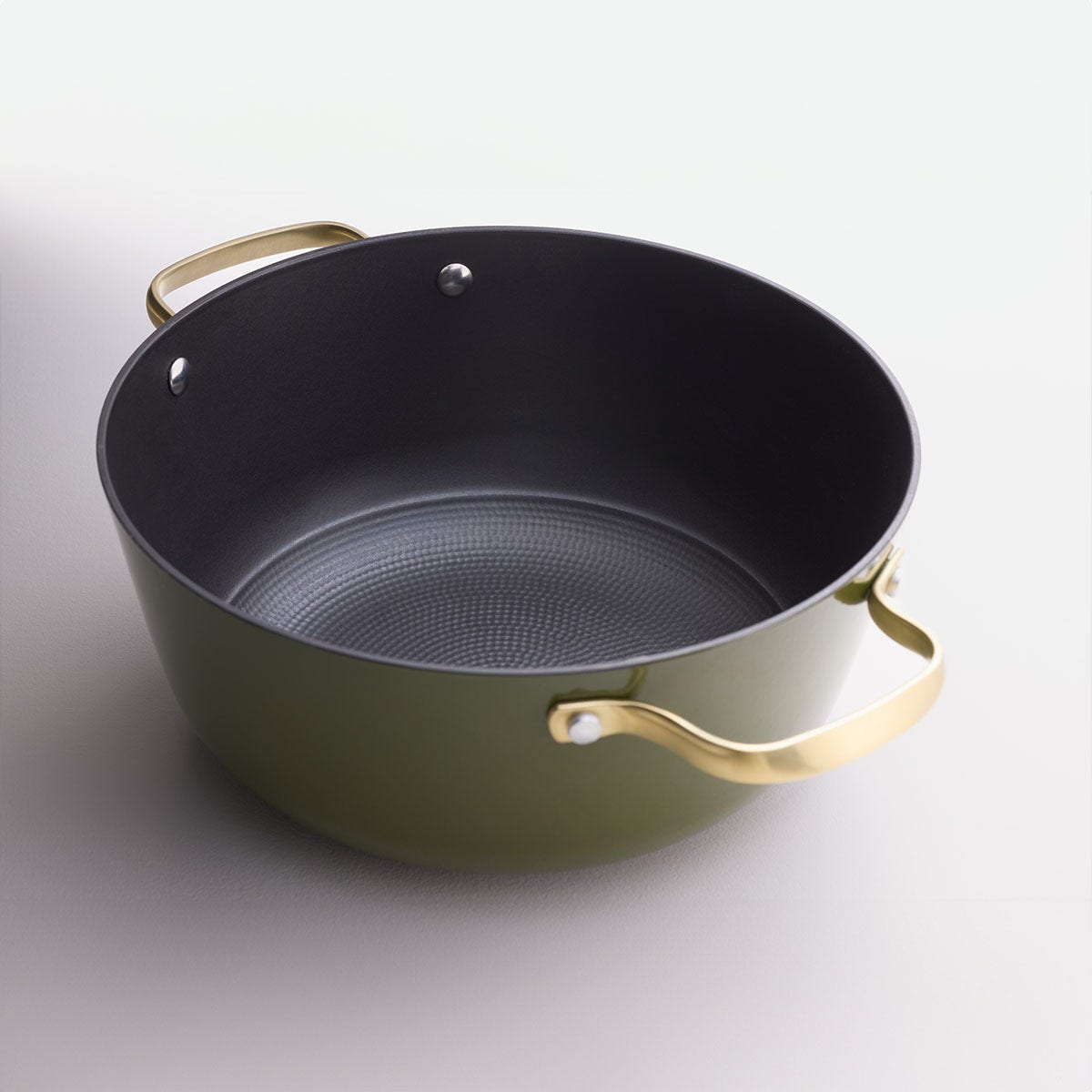 Stellar Cast Light, 24cm Casserole, Olive - RUTHERFORD & Co