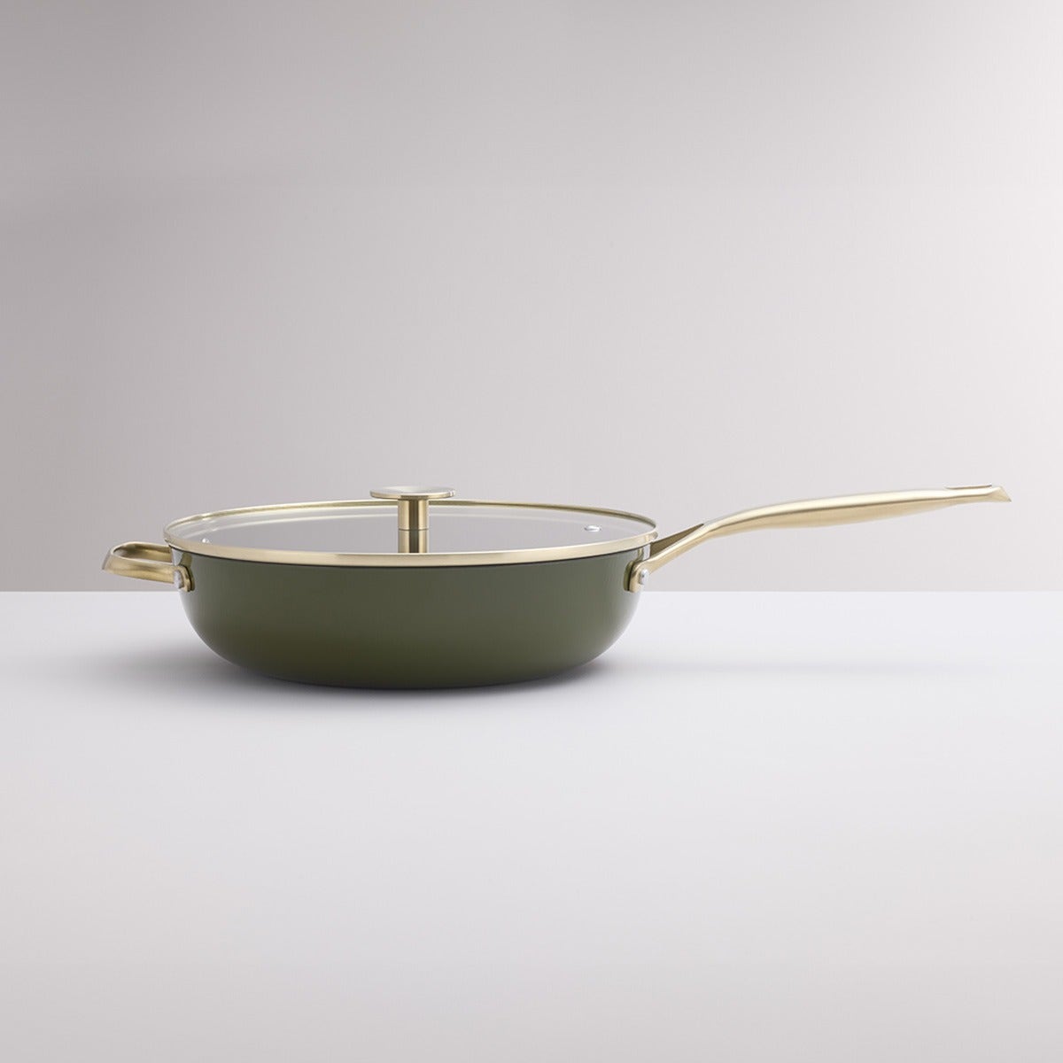 Stellar Cast Light, 28cm Saute Pan, Olive - RUTHERFORD & Co
