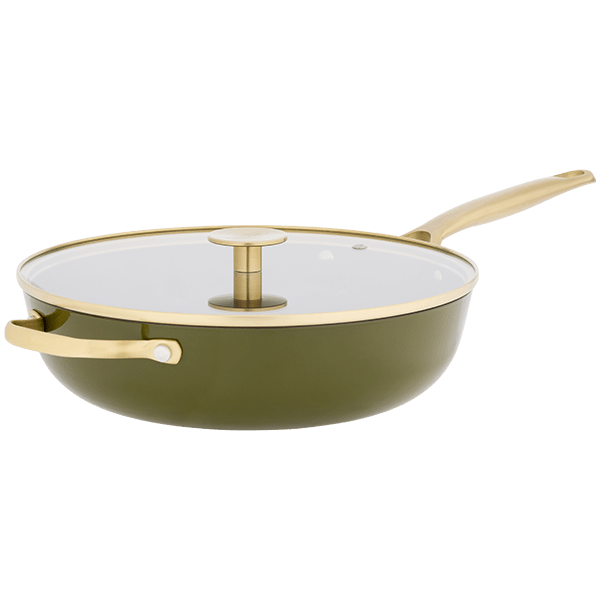Stellar Cast Light, 28cm Saute Pan, Olive - RUTHERFORD & Co