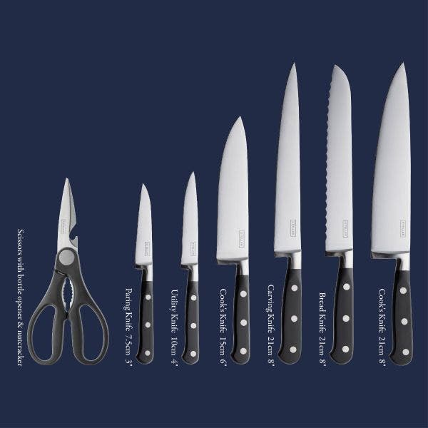 Stellar Classic, 7 Piece Knife Block Set - RUTHERFORD & Co