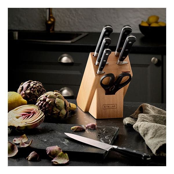Stellar Classic, 7 Piece Knife Block Set - RUTHERFORD & Co