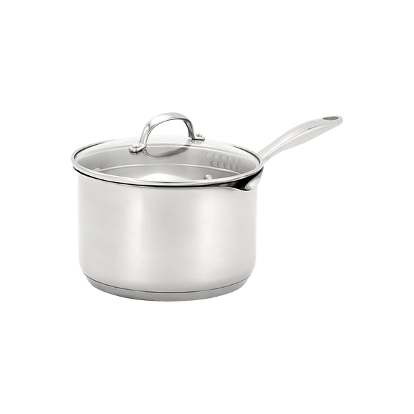 Stellar Profile, 18cm Draining Saucepan, 2.3L - RUTHERFORD & Co