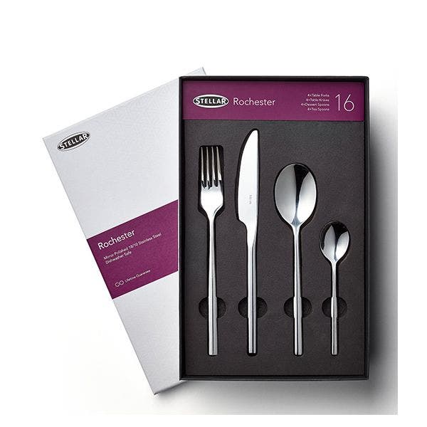 Stellar Rochester, 16 Piece Cutlery Set - RUTHERFORD & Co