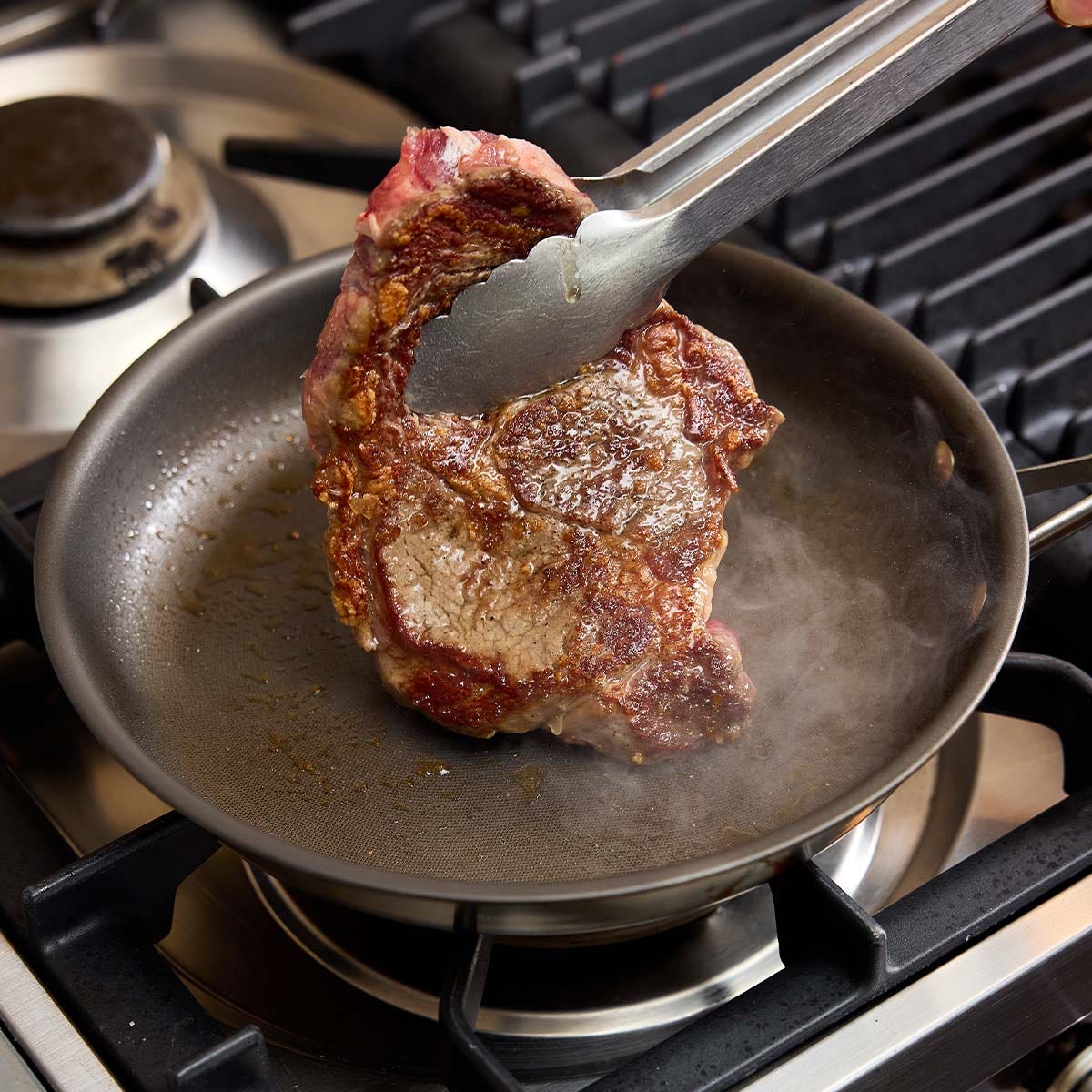 Stellar Zero, 24cm Uncoated Frying Pan - RUTHERFORD & Co