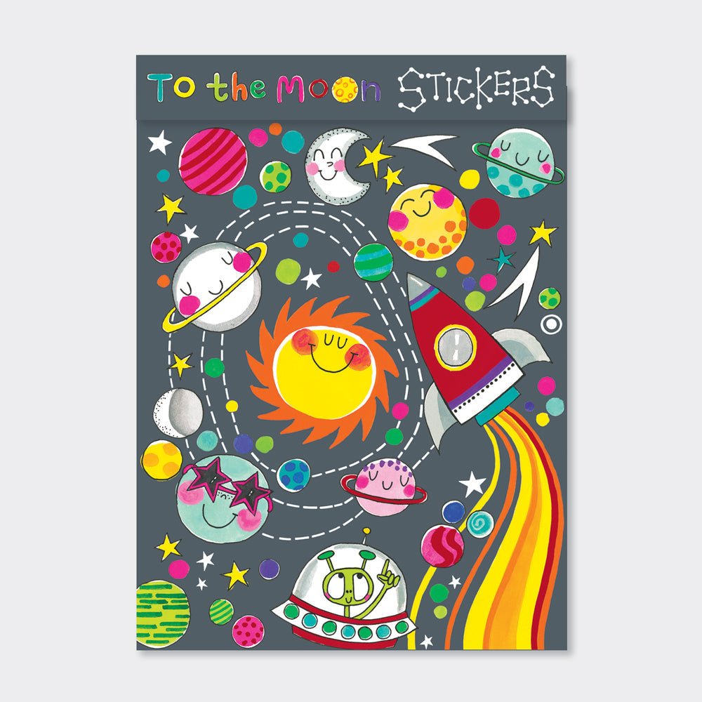 STICKER BOOKS - TO THE MOON - RUTHERFORD & Co