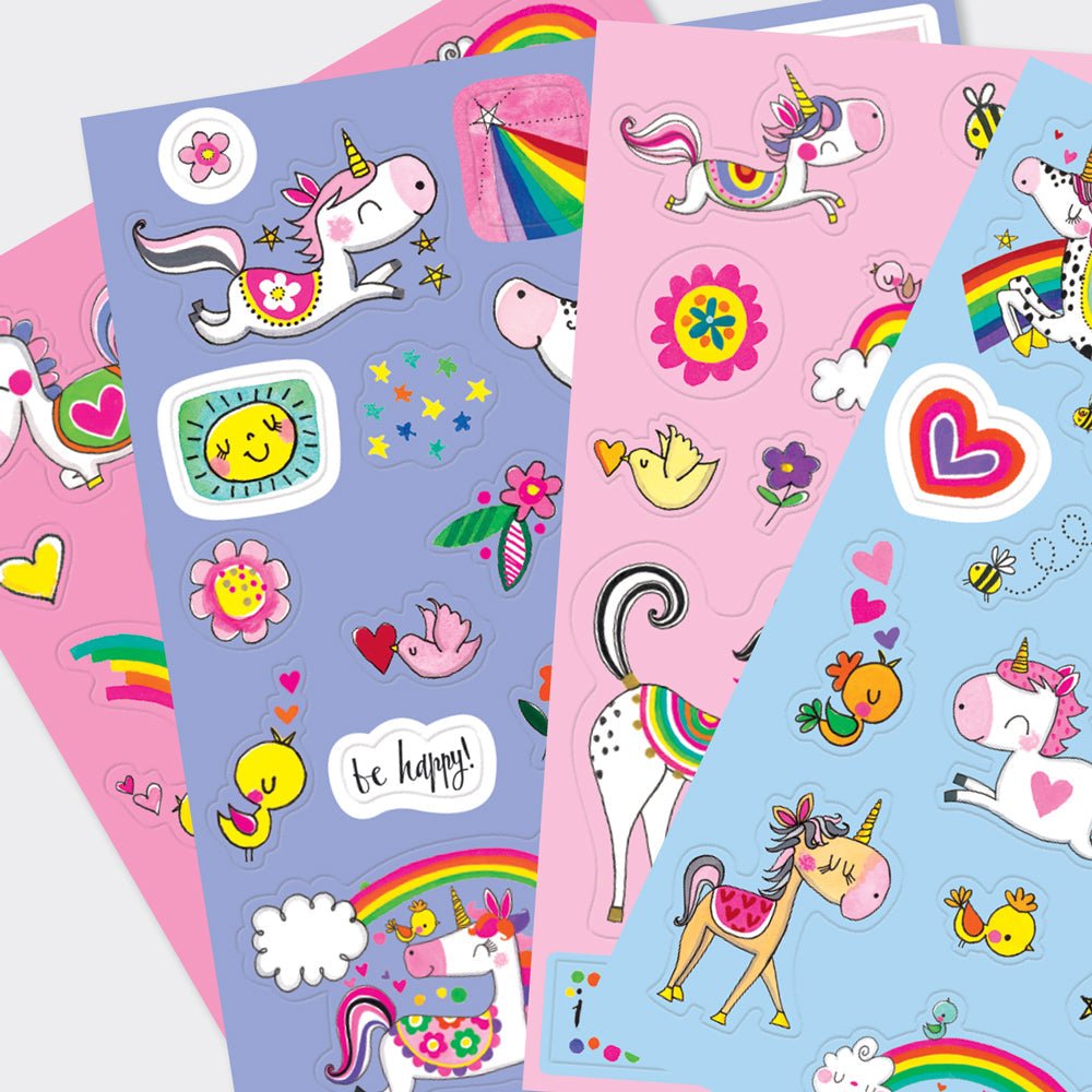 Sticker Book/Unicorns & Rainbows - RUTHERFORD & Co