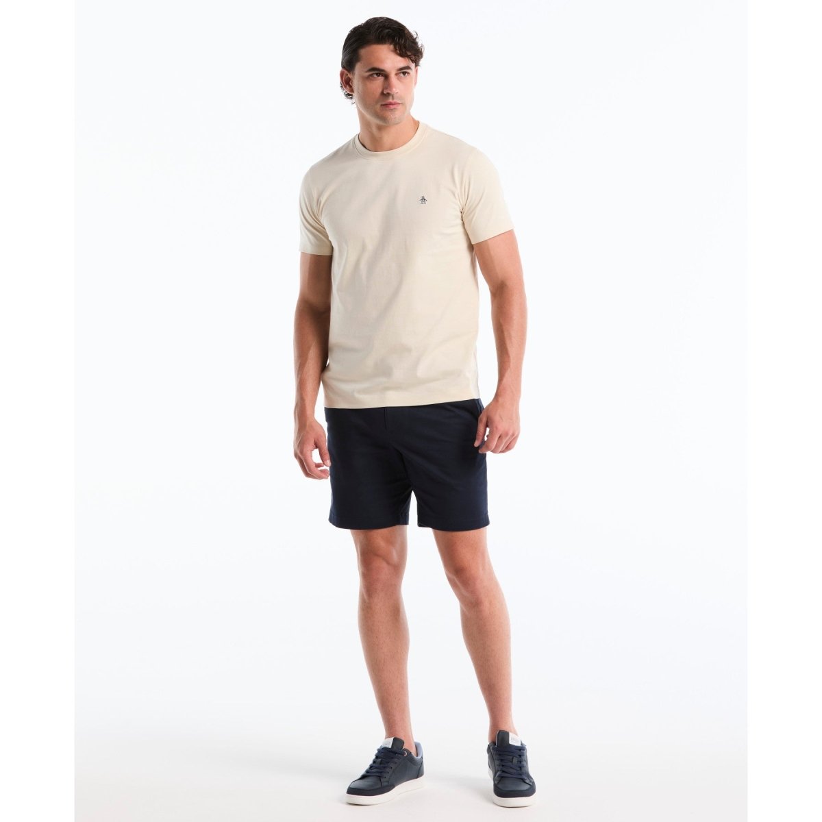 Sticker Pete Logo T-Shirt In Birch - RUTHERFORD & Co
