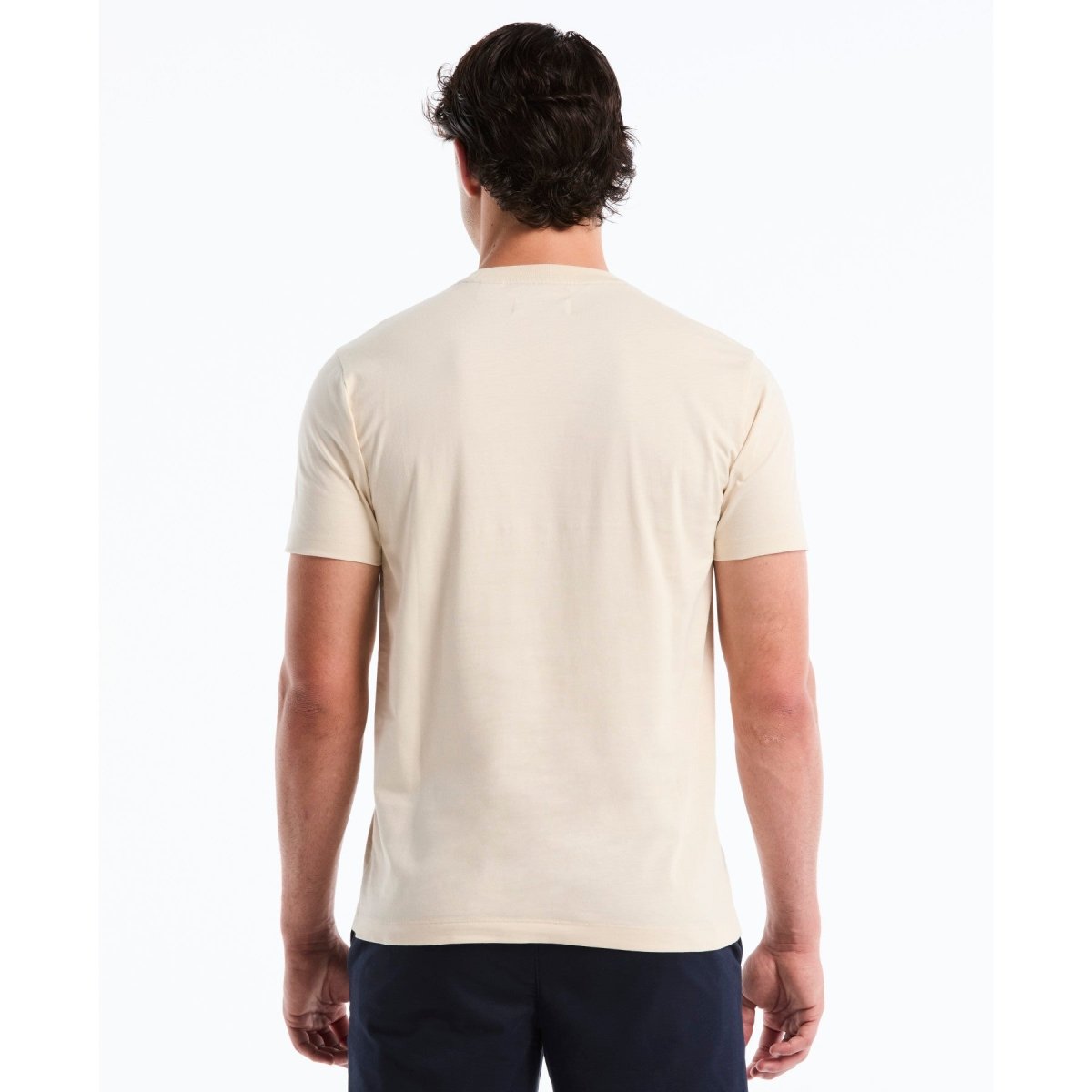 Sticker Pete Logo T-Shirt In Birch - RUTHERFORD & Co