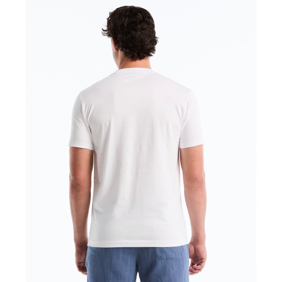 Sticker Pete Logo T-Shirt In Bright White - RUTHERFORD & Co