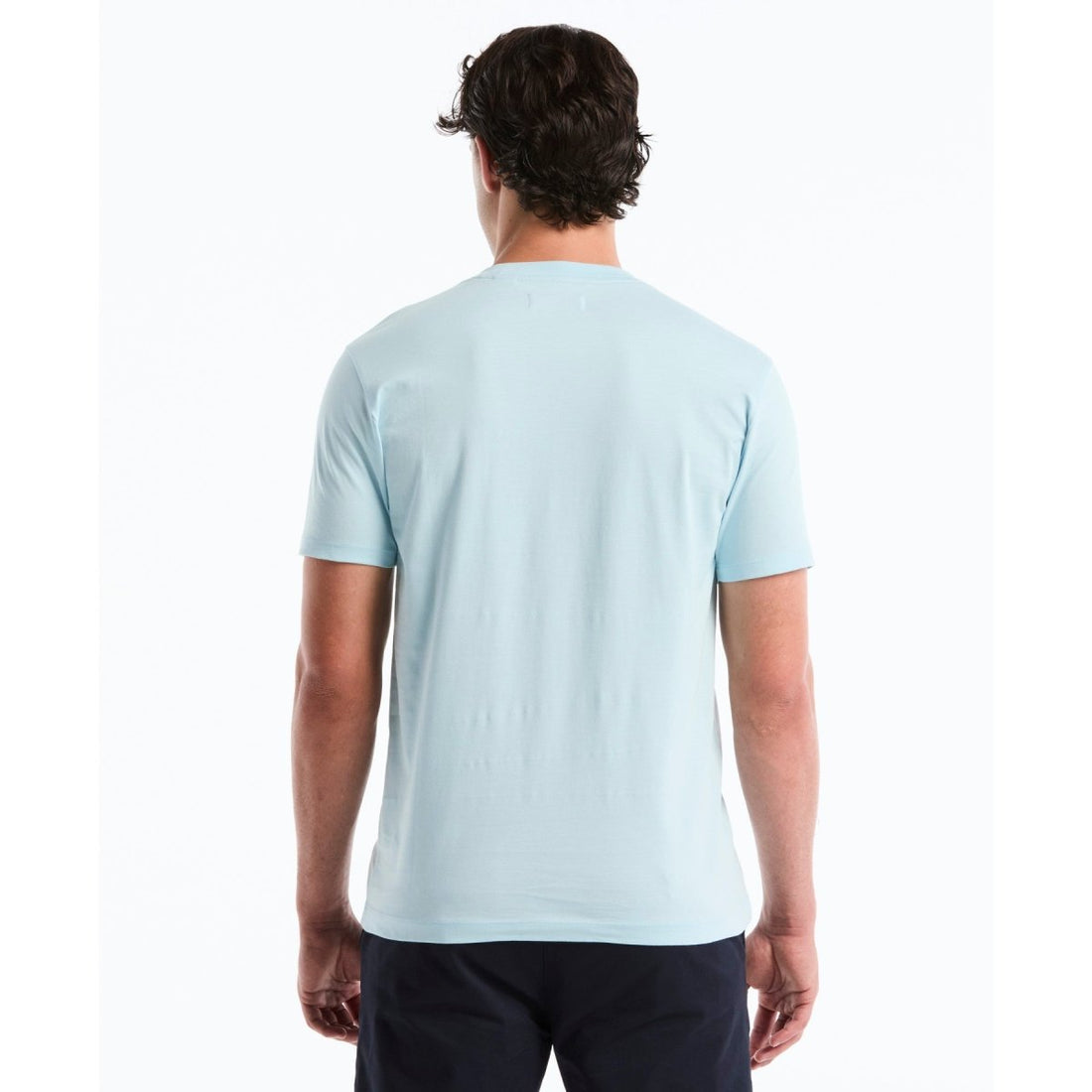 Sticker Pete Logo T-Shirt In Cool Blue - RUTHERFORD & Co