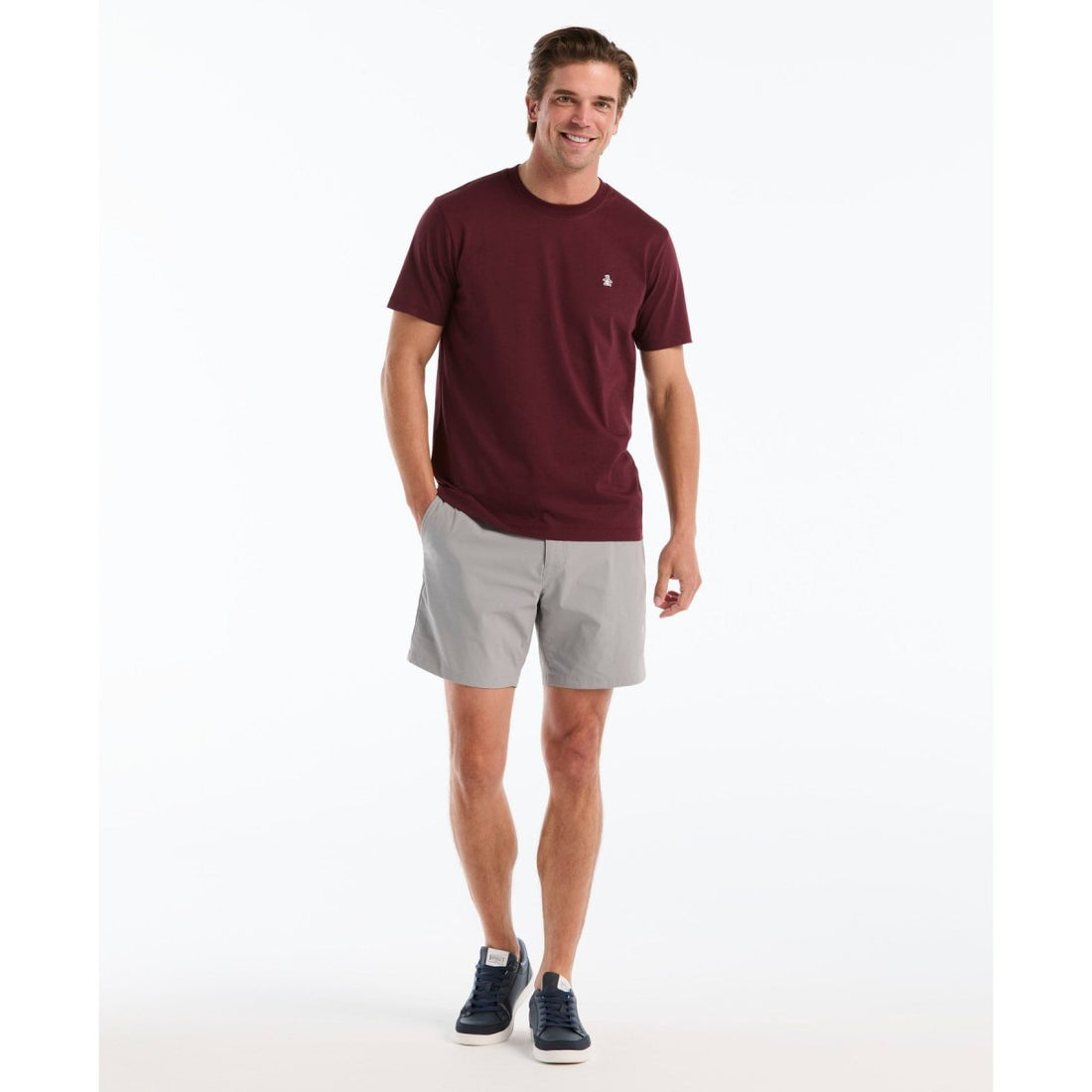 Sticker Pete Logo T-Shirt In Port Royale - RUTHERFORD & Co