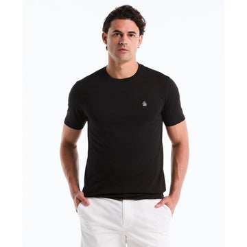 Sticker Pete Logo T-Shirt In True Black - RUTHERFORD & Co