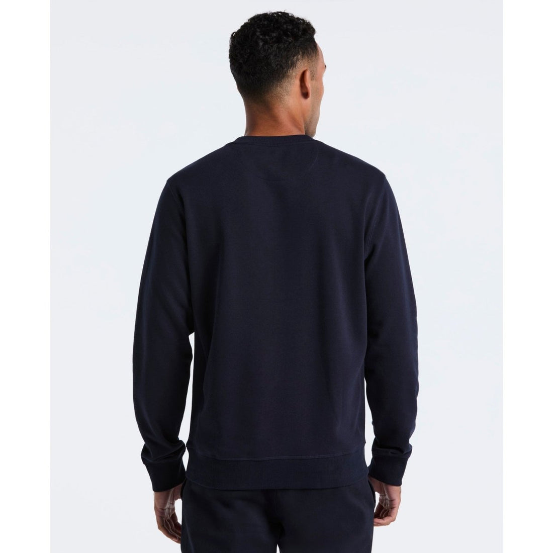 Sticker Pete Sweatshirt In Dark Sapphire - RUTHERFORD & Co