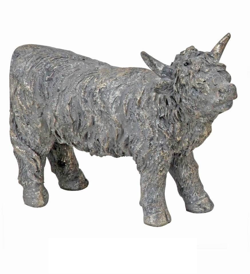 STONE COLOURED HIGHLAND COW - RUTHERFORD & Co