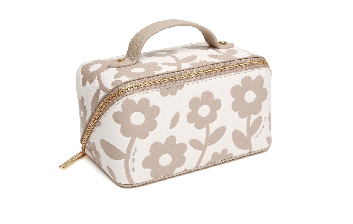 Stone Floral Mini Train Case - RUTHERFORD & Co