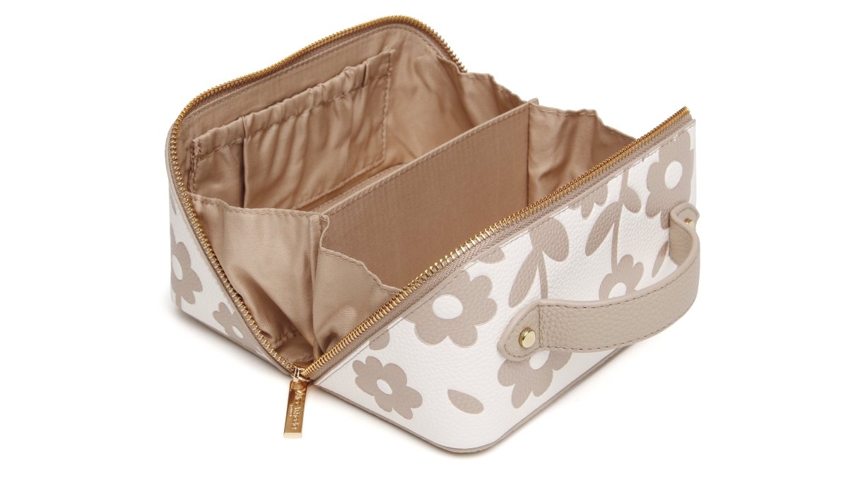 Stone Floral Mini Train Case - RUTHERFORD & Co