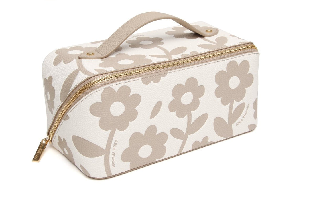 Stone Floral Train Case - RUTHERFORD & Co