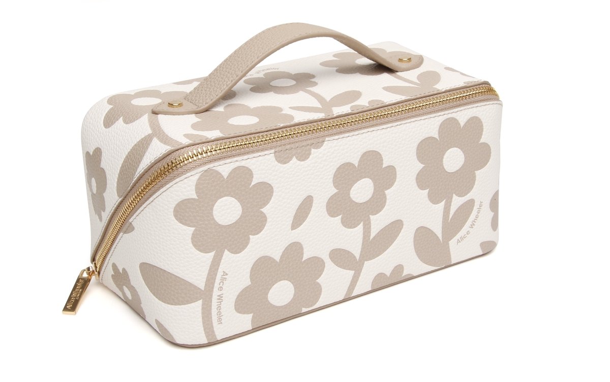 Stone Floral Train Case - RUTHERFORD & Co