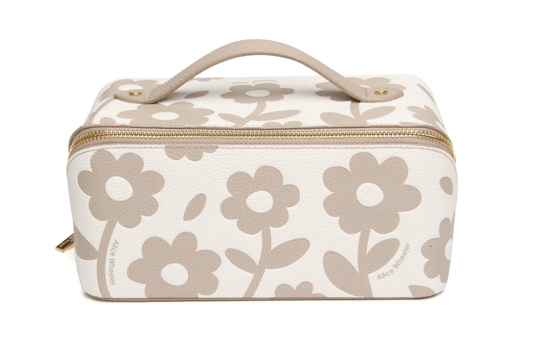Stone Floral Train Case - RUTHERFORD & Co