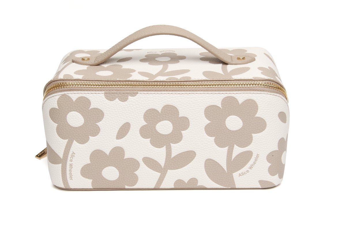 Stone Floral Train Case - RUTHERFORD & Co