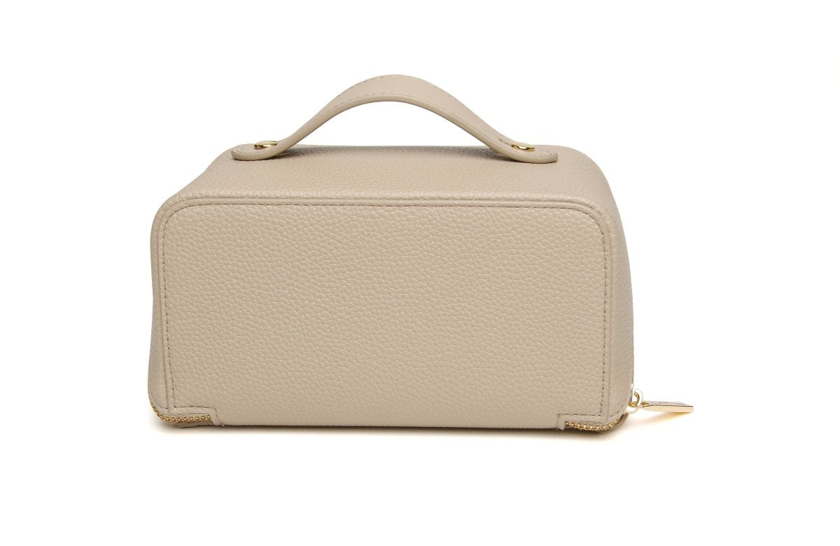 Stone - Kensington Mini Train Case - RUTHERFORD & Co