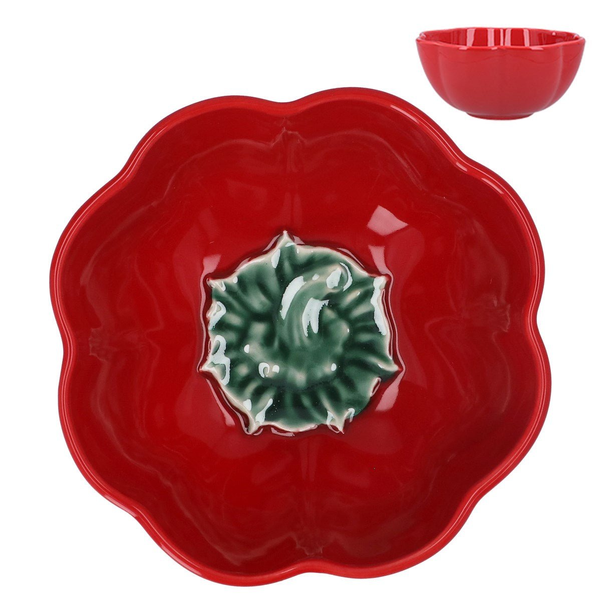 Stoneware Bowl 15.2cm - Red Pepper - RUTHERFORD & Co