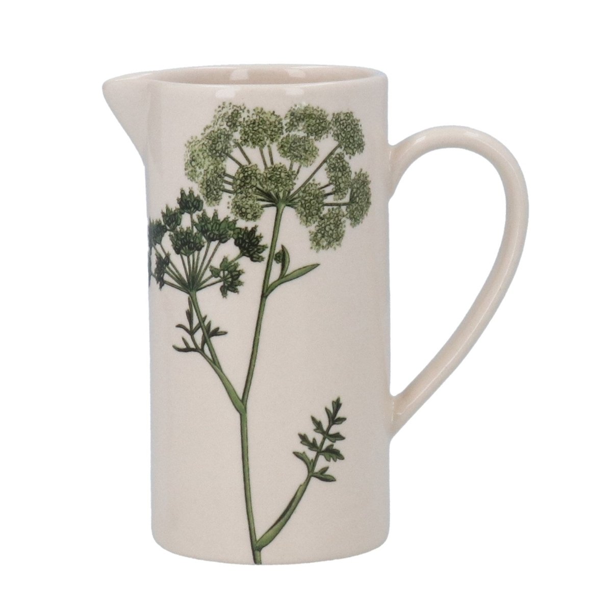 Stoneware Milk Jug 12cm - Spring Hedgerow - RUTHERFORD & Co