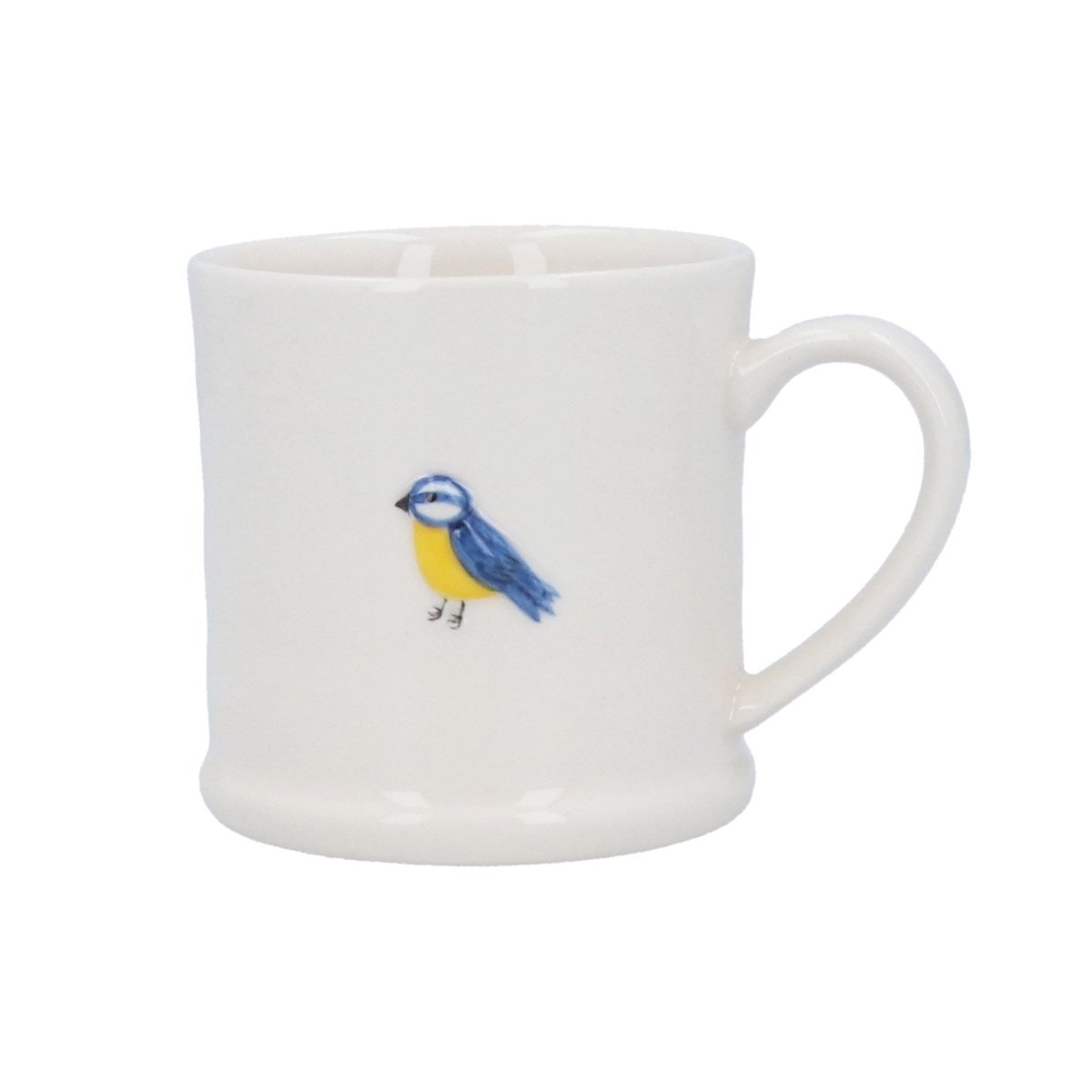 Stoneware Mini Mug 7cm - Blue Tit - RUTHERFORD & Co