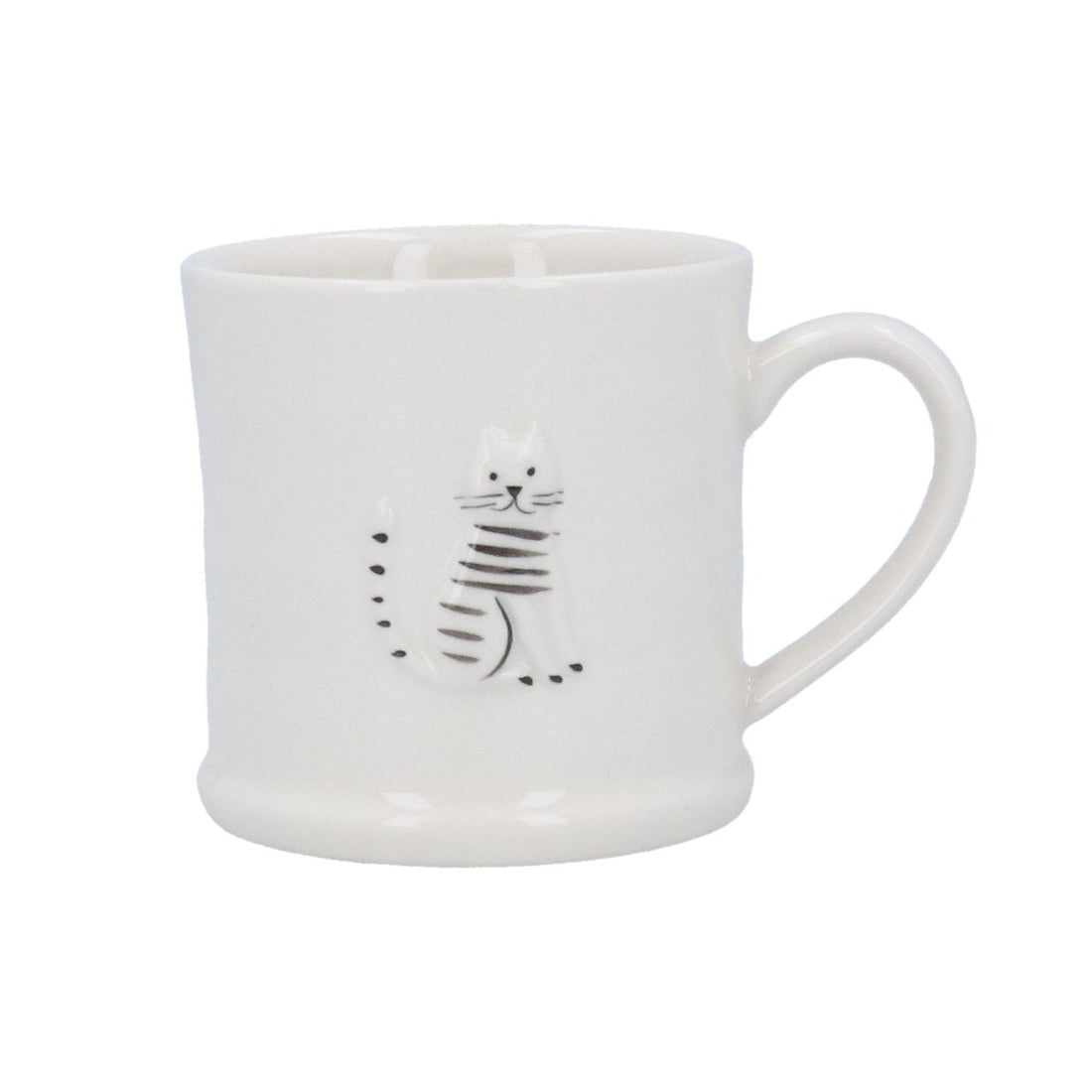 Stoneware Mini Mug 7cm - Cat - RUTHERFORD & Co