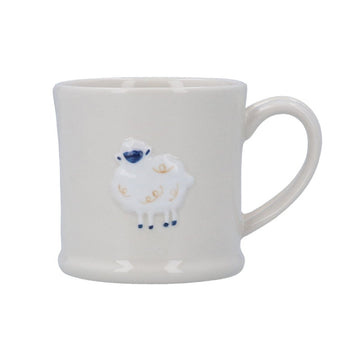 Stoneware Mini Mug 7cm - Lamb - RUTHERFORD & Co