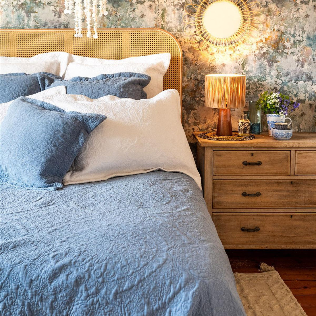 Stonewash Cotton Bedspread - RUTHERFORD & Co