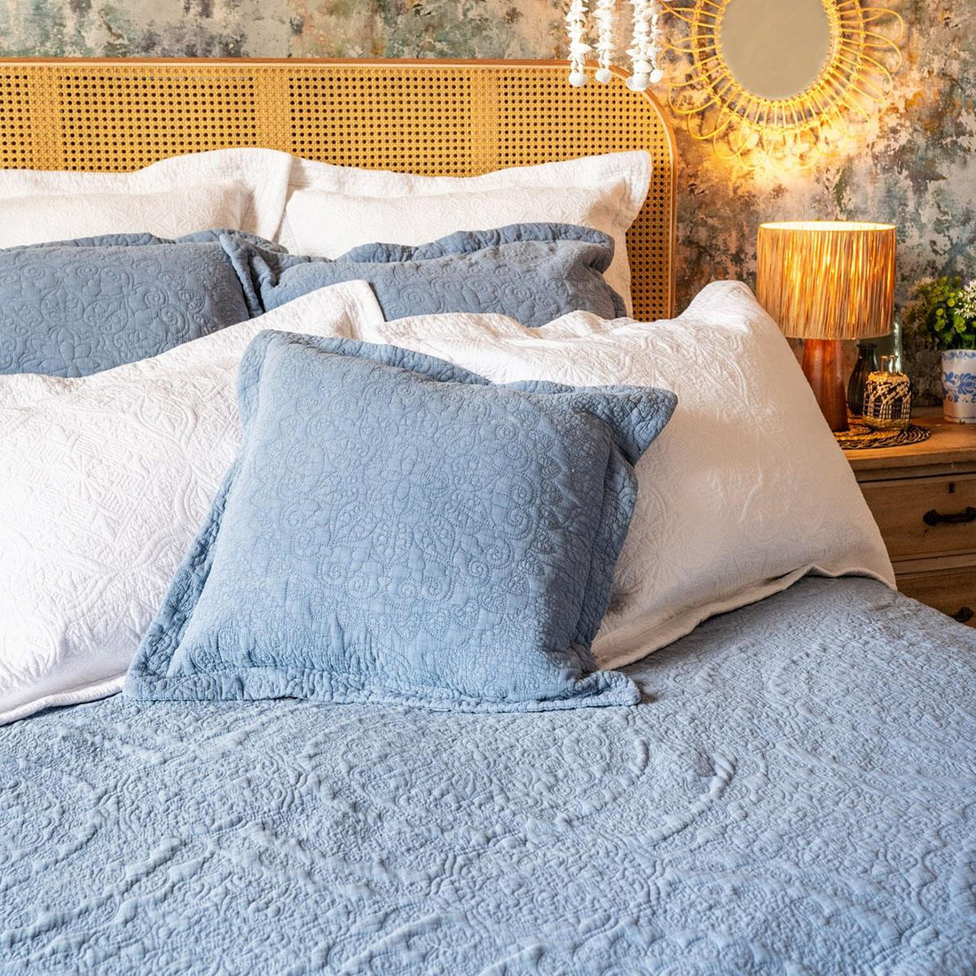 Stonewash Cotton Bedspread - RUTHERFORD & Co