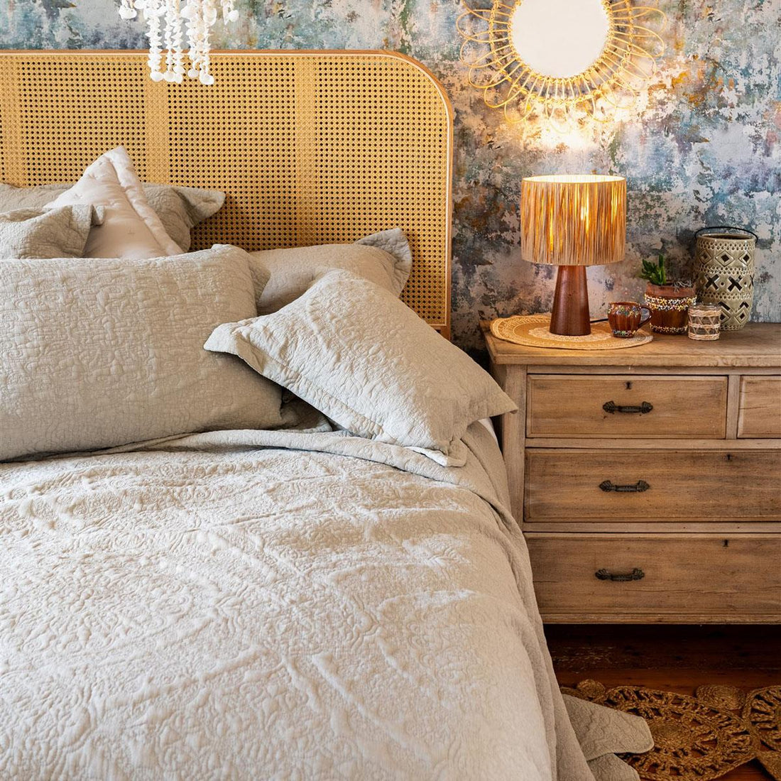 Stonewash Cotton Bedspread - RUTHERFORD & Co