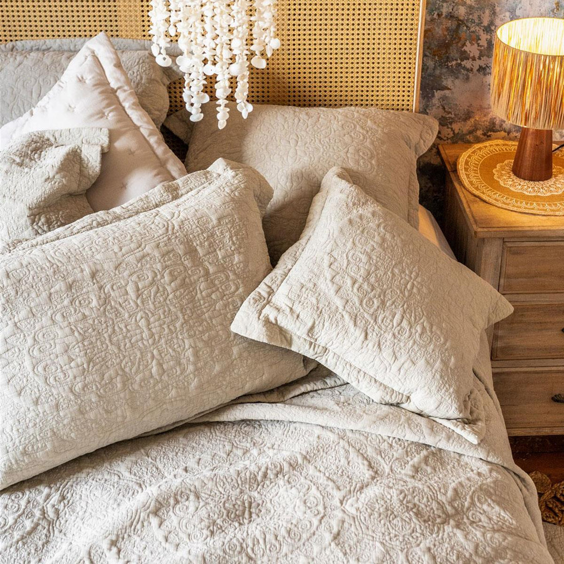 Stonewash Cotton Pillowsham - RUTHERFORD & Co