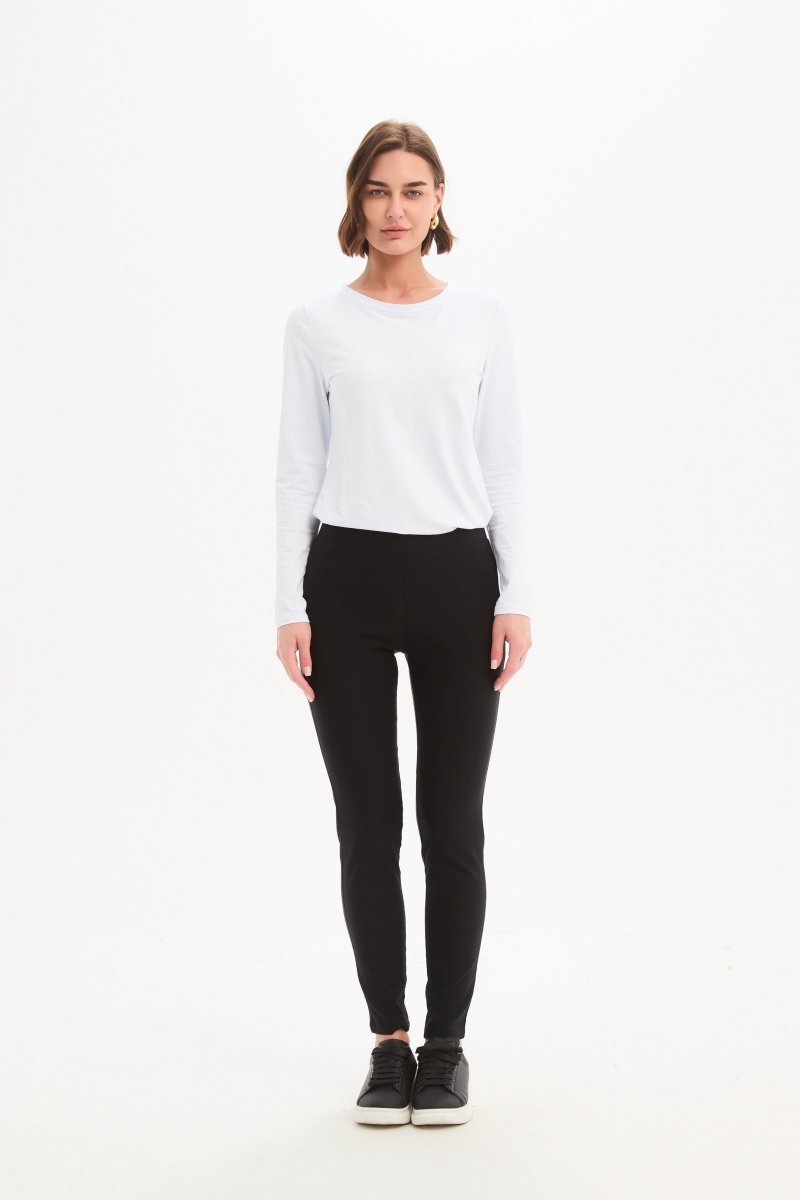 Straight Pant Black - RUTHERFORD & Co