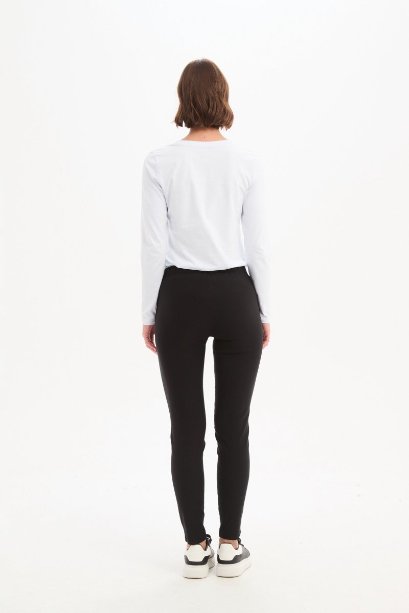 Straight Pant Black - RUTHERFORD & Co