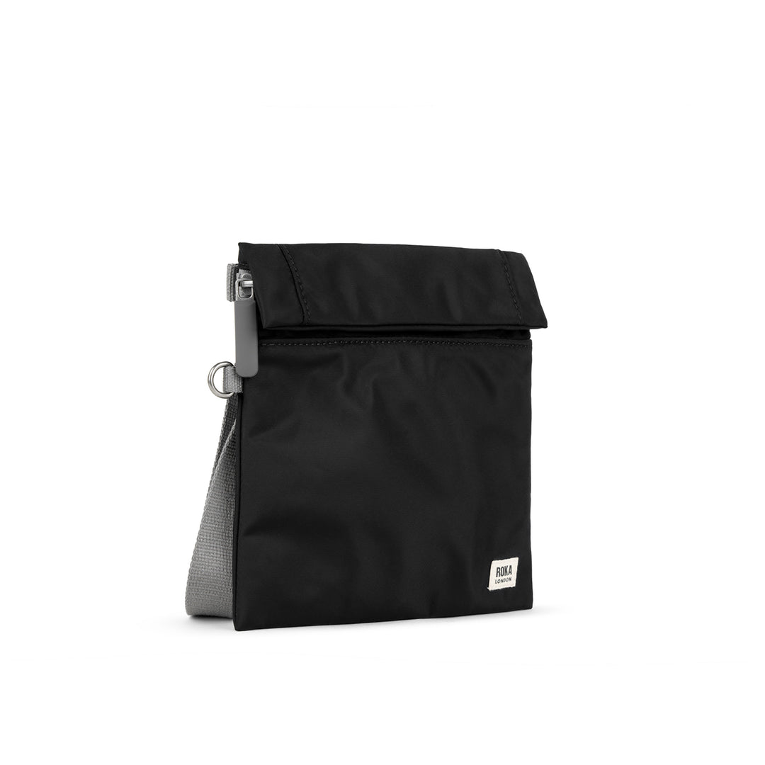 STRATFORD BLACK RECYCLED NYLON SMALL - RUTHERFORD & Co
