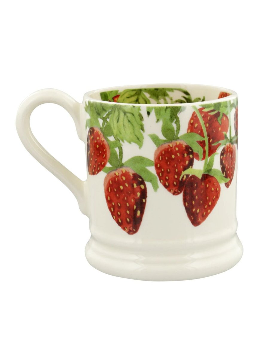 Strawberries 1/2 Pint Mug - RUTHERFORD & Co