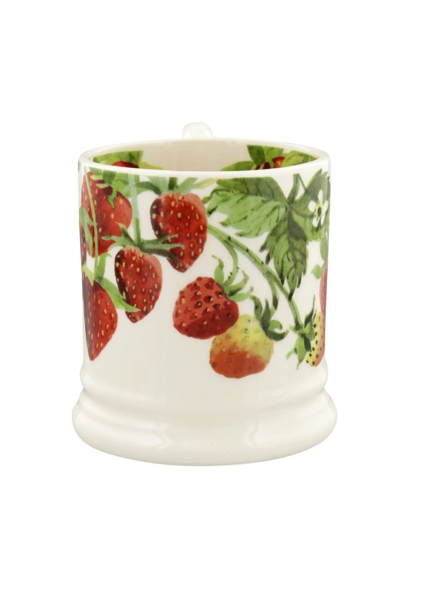 Strawberries 1/2 Pint Mug - RUTHERFORD & Co