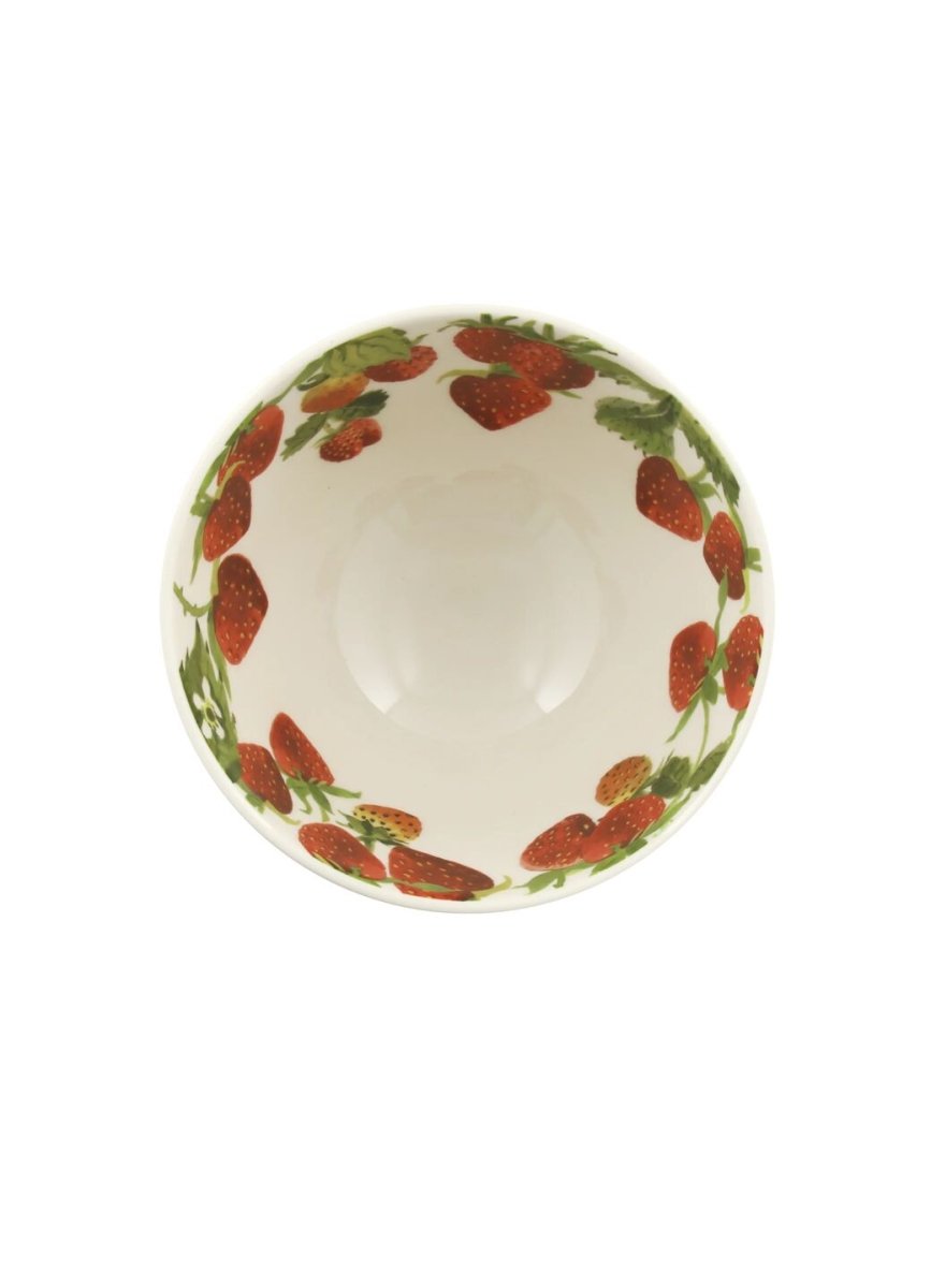 Strawberries Medium Old Bowl - RUTHERFORD & Co