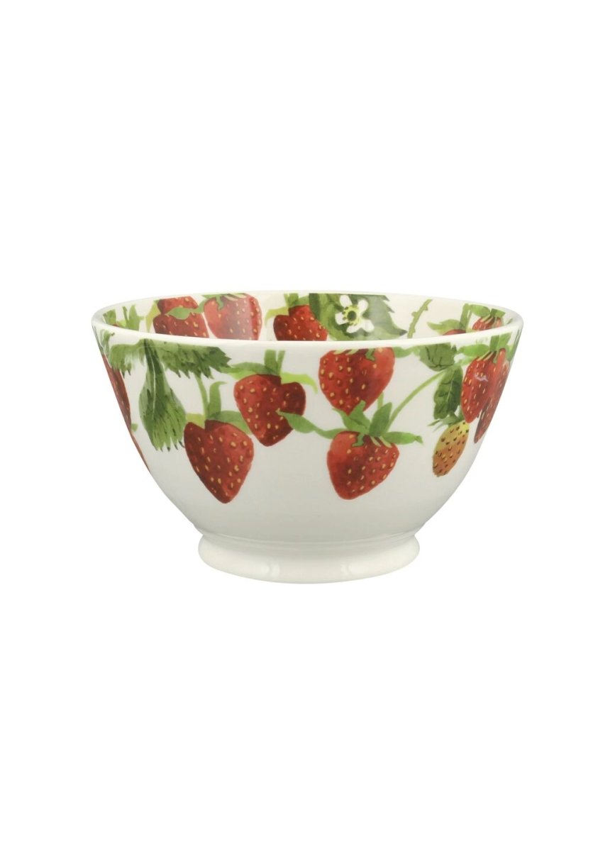 Strawberries Medium Old Bowl - RUTHERFORD & Co