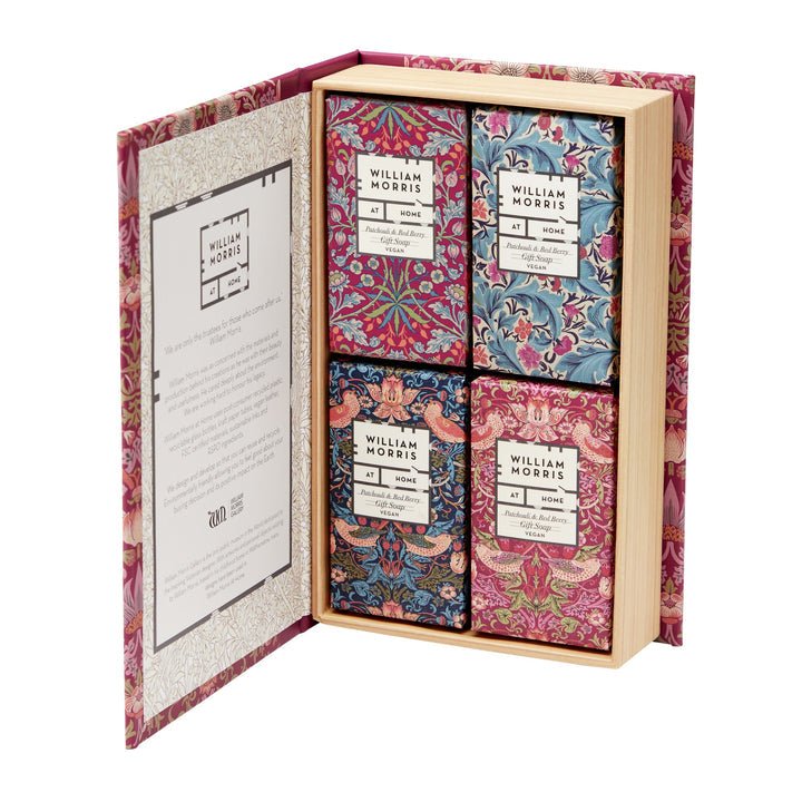 Strawberry Thief Patchouli & Red Berry Guest Soaps - RUTHERFORD & Co