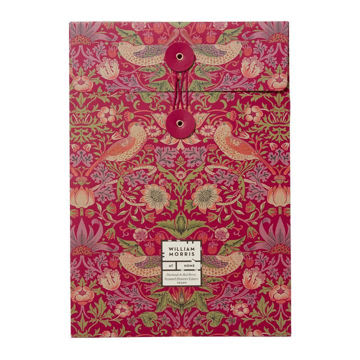 Strawberry Thief Patchouli & Red Berry Scented Drawer Liners - Pack Of 5 - RUTHERFORD & Co